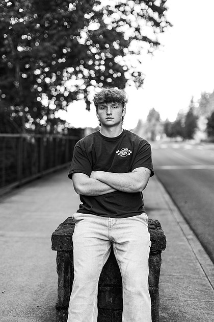Senior boy at WSUV Vancouver, WA
