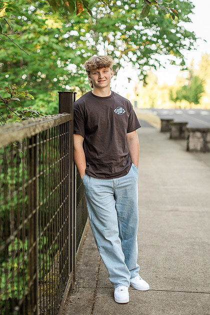 Senior boy at WSUV Vancouver, WA