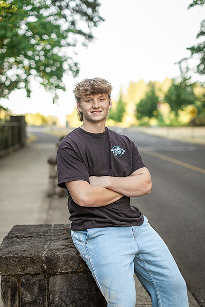 Senior boy at WSUV Vancouver, WA