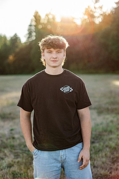 Senior boy at WSUV Vancouver, WA