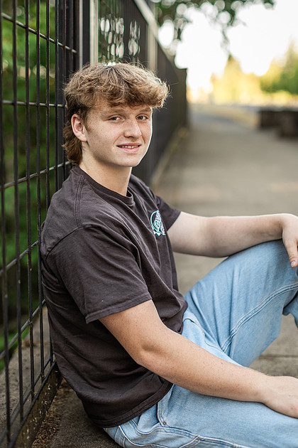 Senior boy at WSUV Vancouver, WA