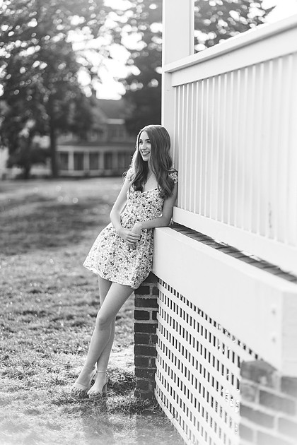 Girl senior at Fort Vancouver