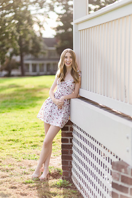 Girl senior at Fort Vancouver