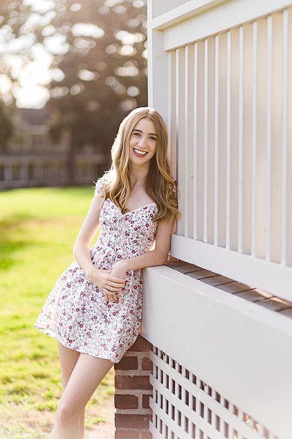 Girl senior at Fort Vancouver