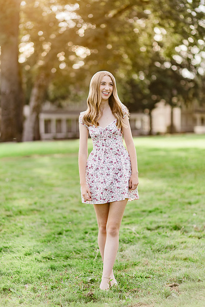 Girl senior at Fort Vancouver