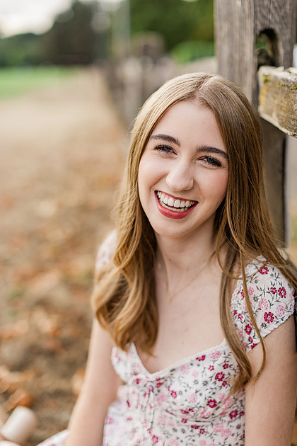 Girl senior at Fort Vancouver