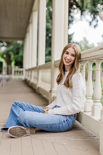 Girl senior at Fort Vancouver