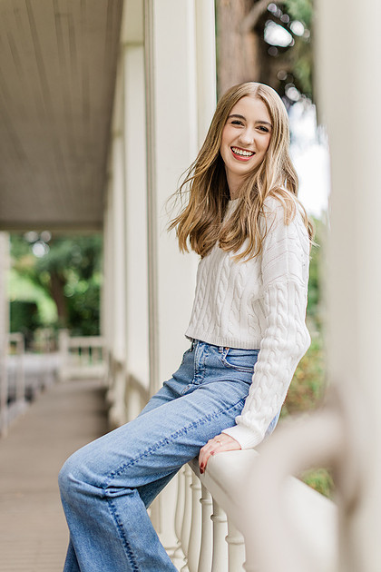 Girl senior at Fort Vancouver