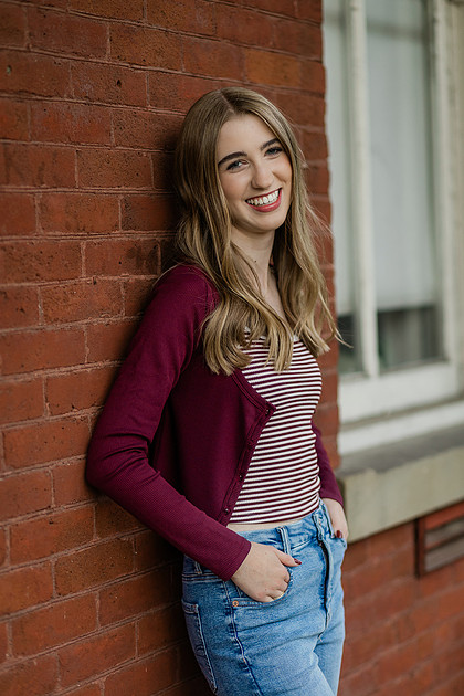 Girl senior at Fort Vancouver