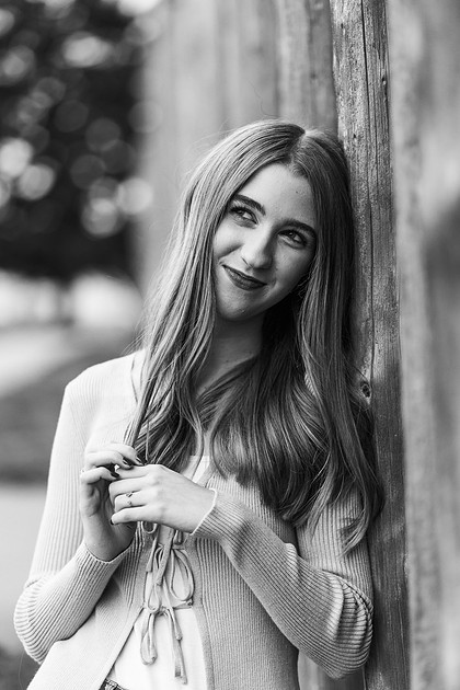 Girl senior at Fort Vancouver