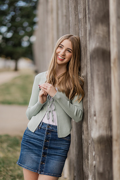 Girl senior at Fort Vancouver