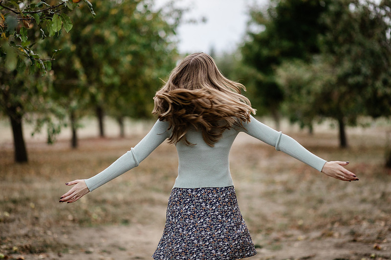 Girl senior at Fort Vancouver