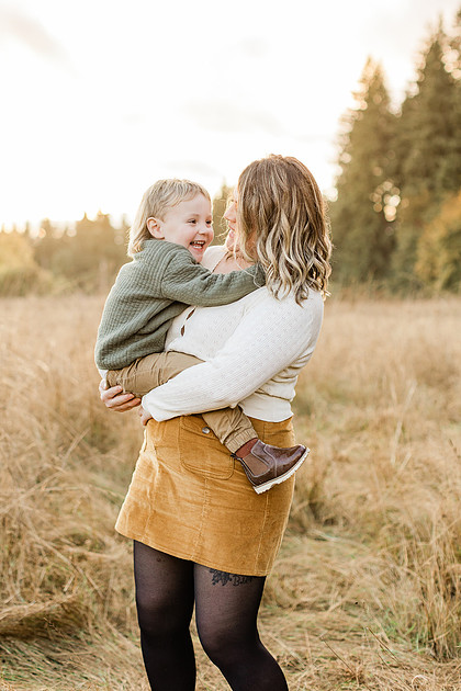 mother and son 