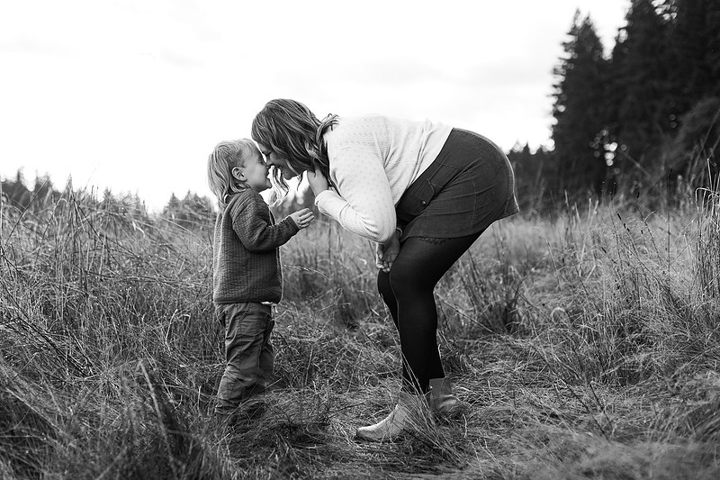 mother and son 