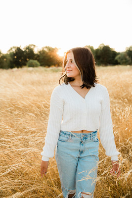 girl in field