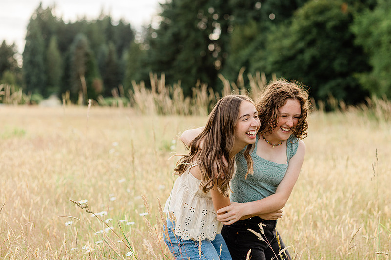 best friend senior photos