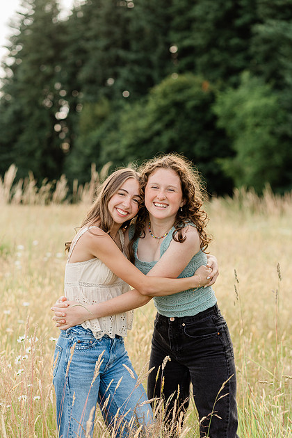 best friend senior photos