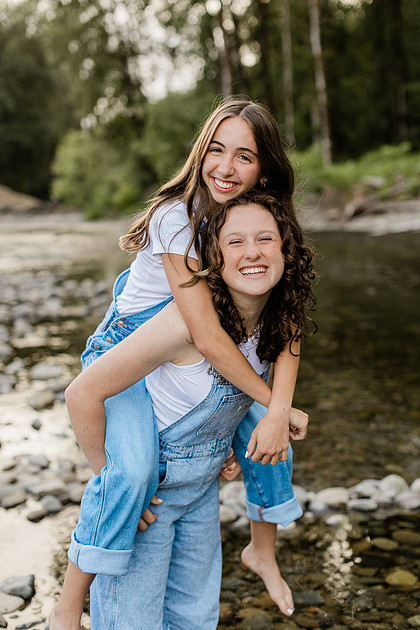 best friend senior photos
